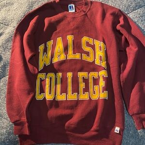 Walsh College Maroon Sweatshirt